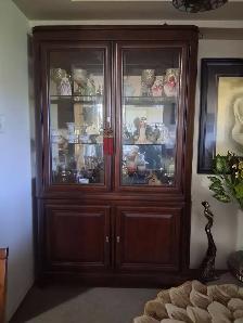 Tall & Heavy Cherrywood Cabinet