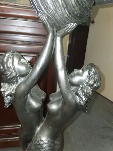Statue of Two Mermaids - Decor - Photo 2