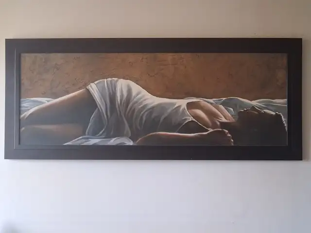 Painting of Woman in repose.