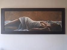 Painting of Woman in repose.