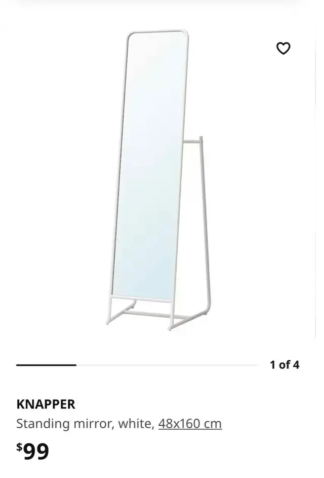 large self standing mirror - Photo 6