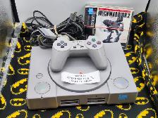 PlaySation 1 System w/ 1 Controller & 4 Games - Read Description