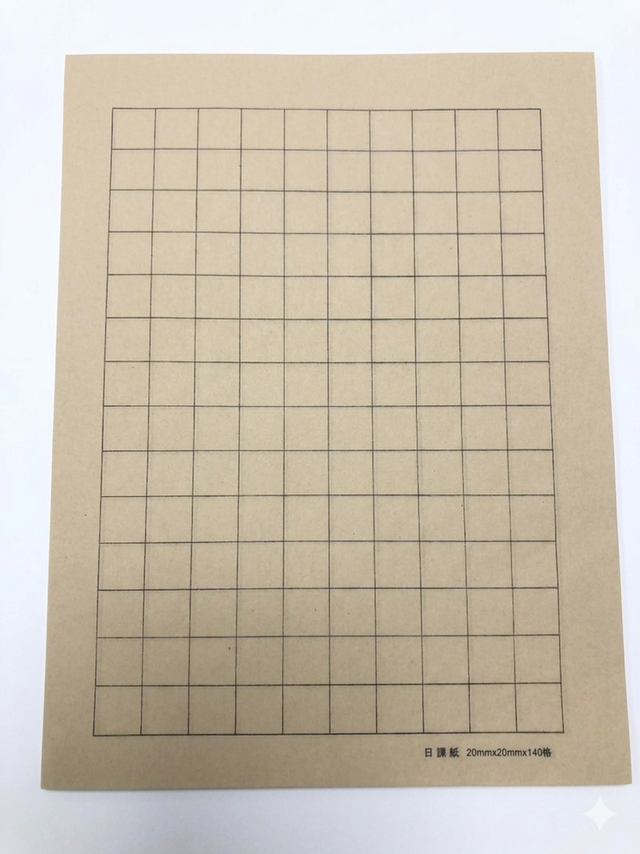 Brand New Chinese Calligraphy Grid Xuan Paper (50 Sheets) - 140-