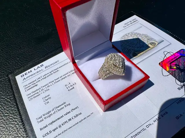 #861 - 14kt Yellow Gold, 1.75 Carat Diamond Ring Size 6 - Photo 5