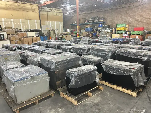 Refuebished forklift batteries