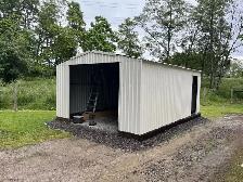 Garage pour véhicules en acier de 4,27 m x 5,79 m - Photo 5