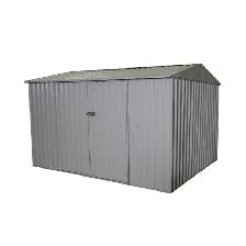 Abri de rangement galvanisé compact 8x11