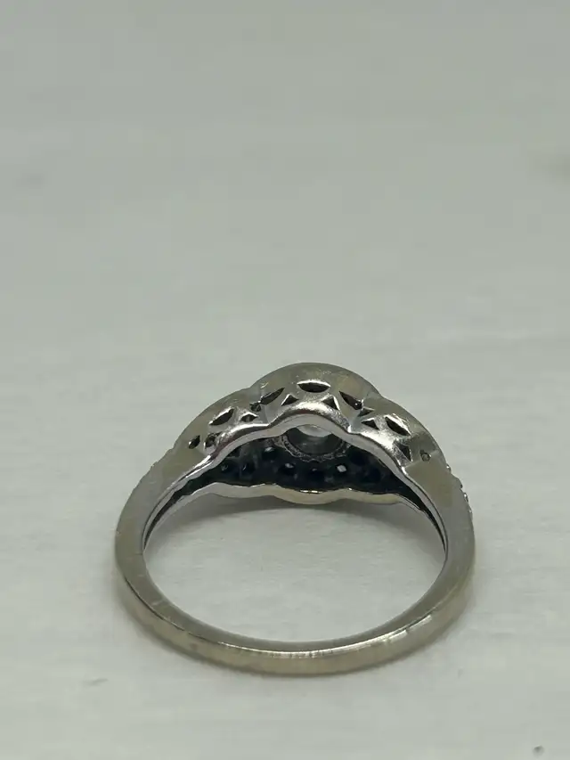 Vintage Halo , Milgrain  Diamond Ring - Photo 5