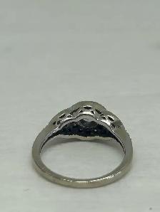 Vintage Halo , Milgrain  Diamond Ring - Photo 5