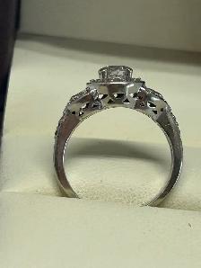 Vintage Halo , Milgrain  Diamond Ring - Photo 8