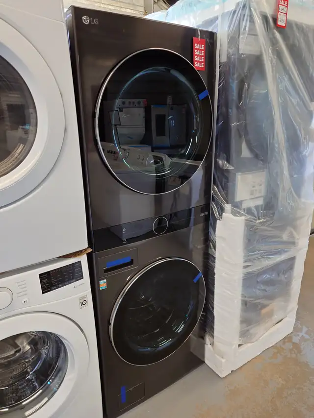 LG '27' Black Stainless Steel Laundry Tower on Sale‼️ - Photo 2
