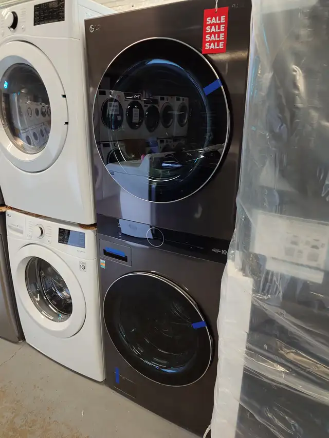 LG '27' Black Stainless Steel Laundry Tower on Sale‼️ - Photo 3