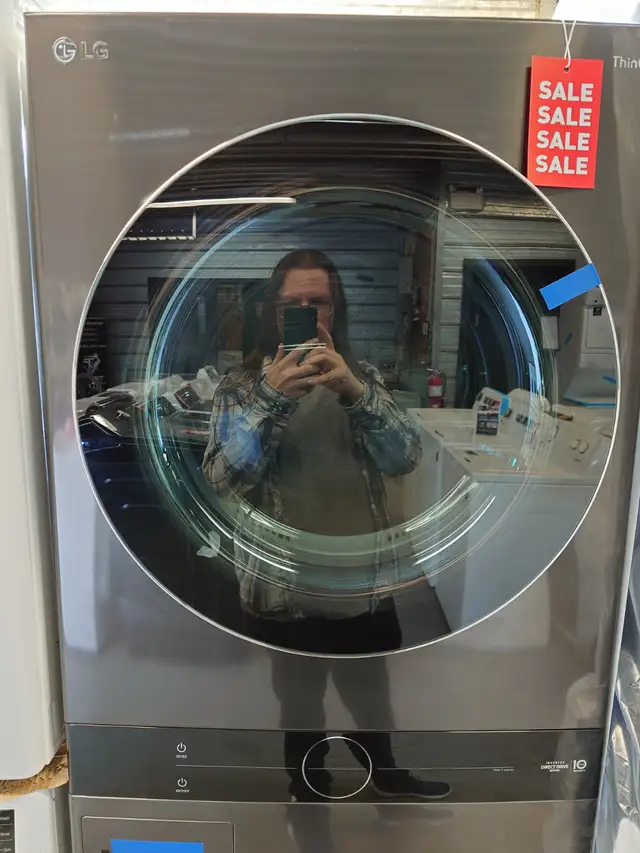 LG '27' Black Stainless Steel Laundry Tower on Sale‼️ - Photo 4
