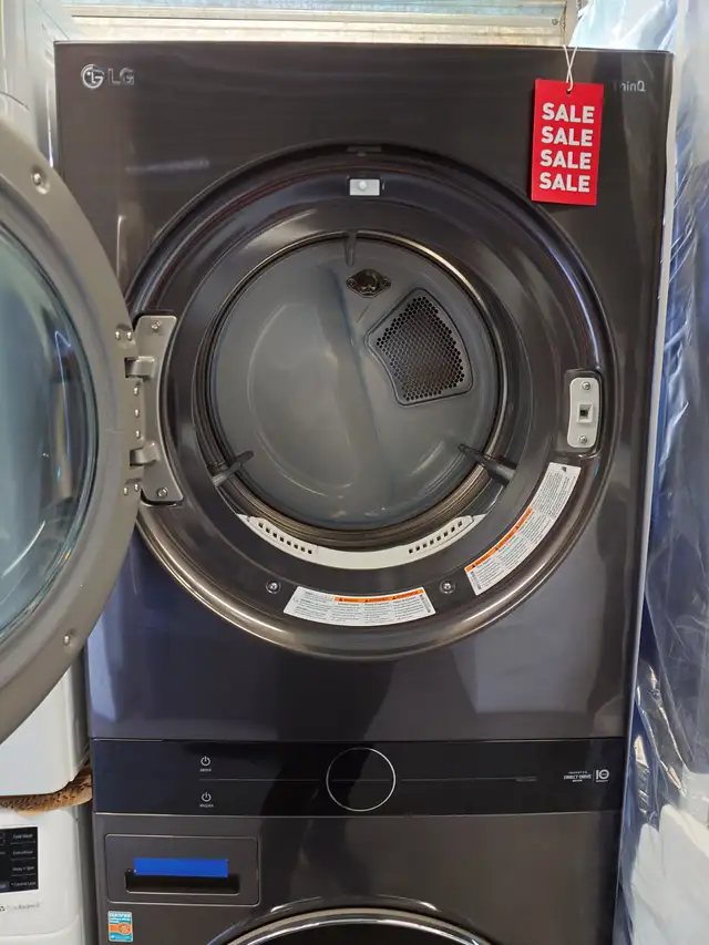 LG '27' Black Stainless Steel Laundry Tower on Sale‼️ - Photo 5