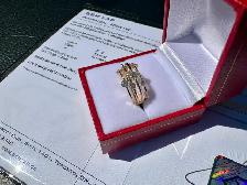 #829/848 - .87 Carat Diamond Band, 14k Gold, Size 6 or 7 - Photo 3