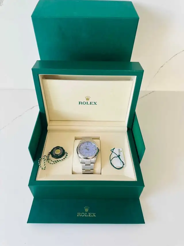 rolex op 41 lavender dial 2026 - Photo 3