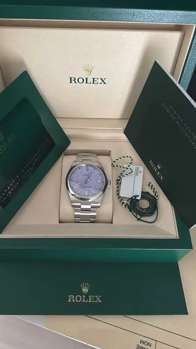 rolex op 41 lavender dial 2026 - Photo 4