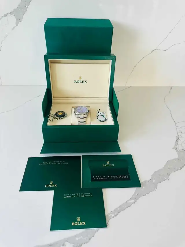 rolex op 41 lavender dial 2026 - Photo 7
