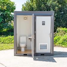 Cabine de toilette double mobile