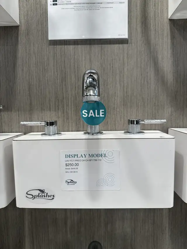 SKU 9010610 – Kalia Preciso Chrome Widespread Bathroom Faucet - Photo 2