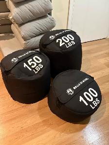 FITNESS STRONGMEN SANDBAG SET. 100.150.200 LBS