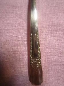 #69A   L A ROSE silverware set for 6
