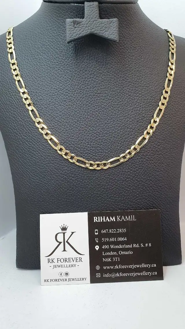 10k yellow gold chain # 406_9