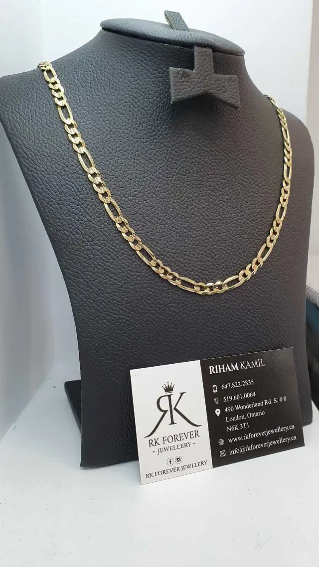 10k yellow gold chain # 406_9 - Photo 3