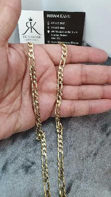 10k yellow gold chain # 406_9 - Photo 5