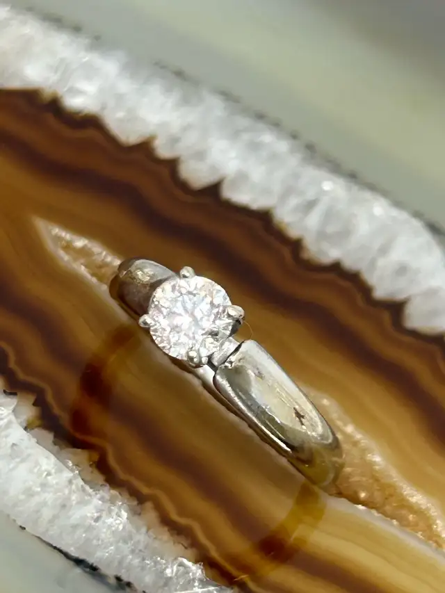 Solitaire .50CT Diamond Ring - Photo 3