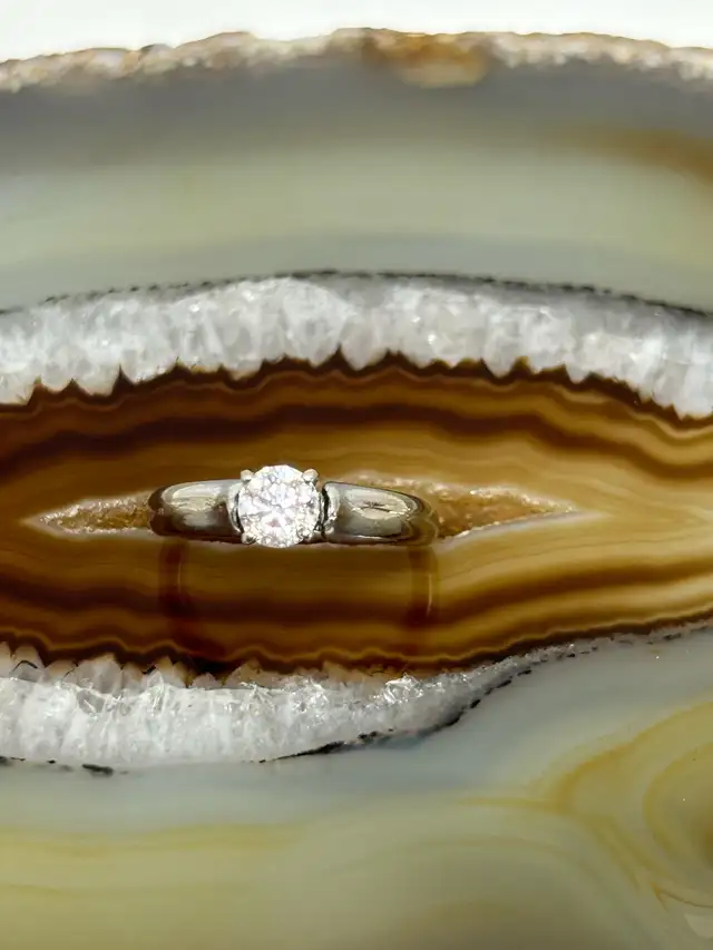 Solitaire .50CT Diamond Ring - Photo 5