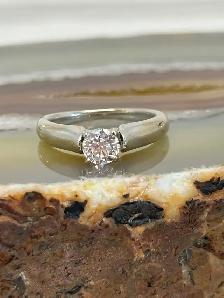 Solitaire .50CT Diamond Ring - Photo 7