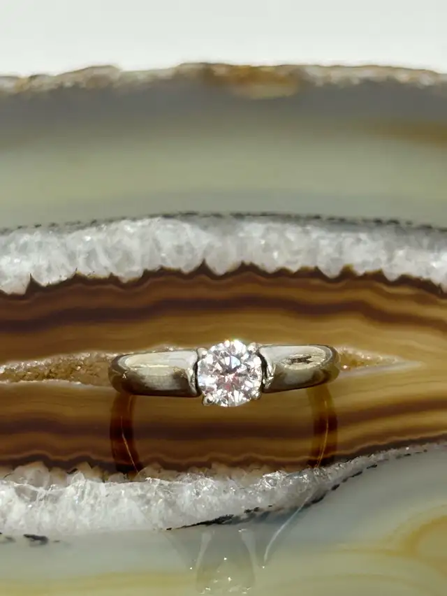 Solitaire .50CT Diamond Ring - Photo 8
