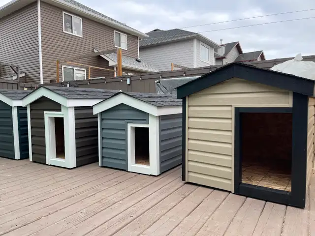 Custom-Built, Fully Insulated Dog Houses