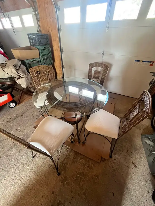 Table and chairs