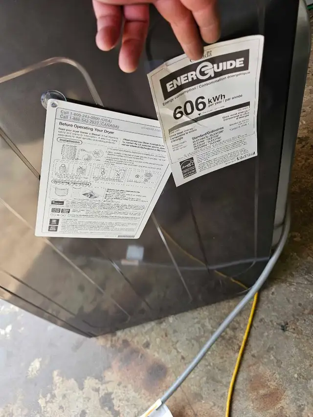LG dryer NEW ! sale - Photo 3