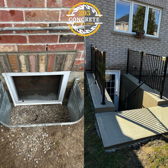 CONCRETE-CUTTING-EGRESS WINDOW-SIDE ENTRANCE-WALKWAY - Photo 6