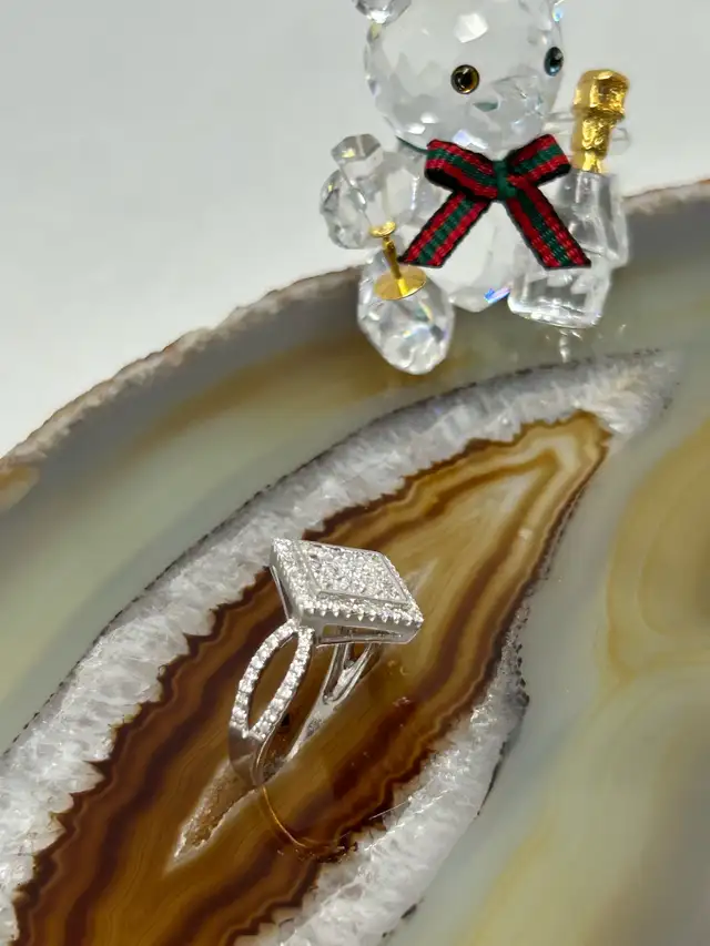 Illusion Princess cut Diamond Ring - Photo 6