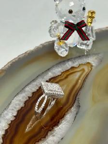Illusion Princess cut Diamond Ring - Photo 6