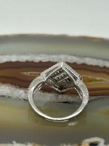 Illusion Princess cut Diamond Ring - Photo 9