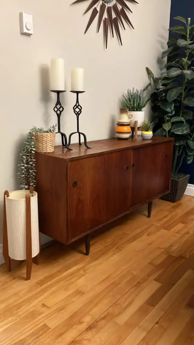 Mid century modern. TEAK TECK. Buffet, crédence, bar, vitrine di - Photo 2