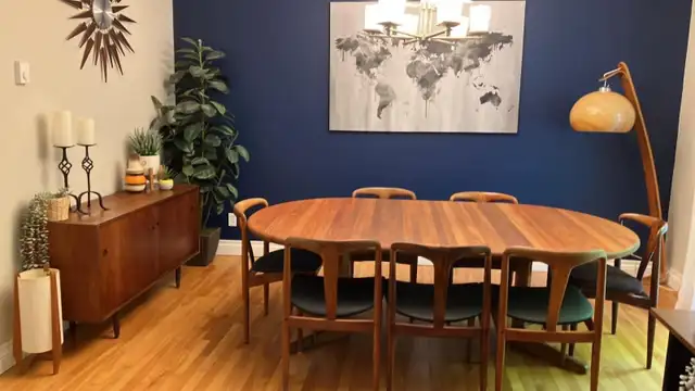 Mid century modern. TEAK TECK. Buffet, crédence, bar, vitrine di - Photo 3