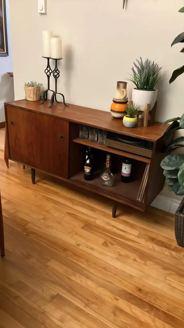 Mid century modern. TEAK TECK. Buffet, crédence, bar, vitrine di - Photo 7