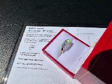 #834 - 14kt Yellow Gold, Oval Diamond Band Size 7 - Photo 6
