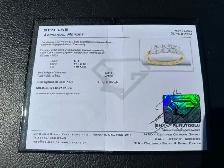 #834 - 14kt Yellow Gold, Oval Diamond Band Size 7 - Photo 7