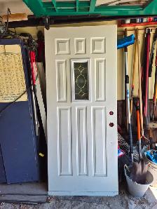 PORTE D'ENTRÉE EN ACIER À VENDRE