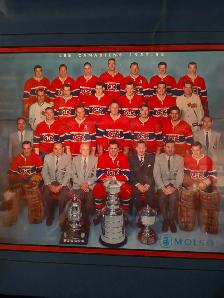 1957/58 CANADIENS NHL TEAM ISSUED STANLEY CUP PHOTO - Photo 2