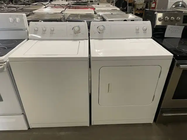 Réfrigérateur, Cuisinière, Laveuse, Sécheuse standards blancs - Photo 6