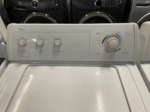 Réfrigérateur, Cuisinière, Laveuse, Sécheuse standards blancs - Photo 7