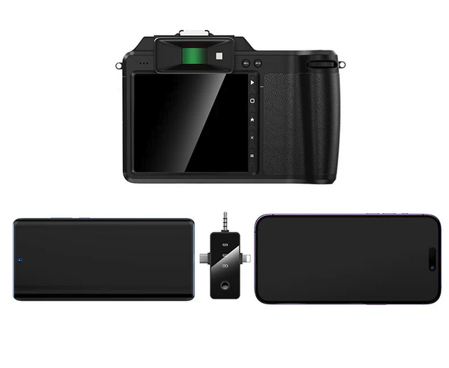 HOCO L20C 2pc Wireless Lavalier Mic (Lightning/Type-C/3.5) - Photo 2
